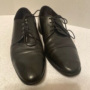 Cole Haan Black Leather Oxfords